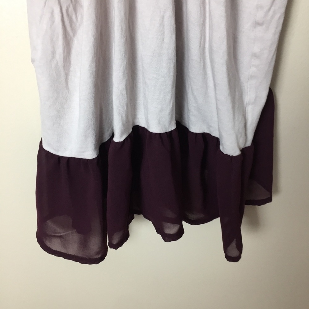 [Victoria's Secret] Beige Plum Ruffle Tank Top - Picture 9 of 9